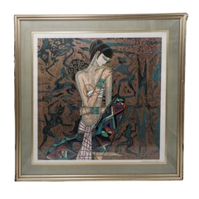 Ting Shao Kuang (Chinese, b. 1939) Numbered Serigraph