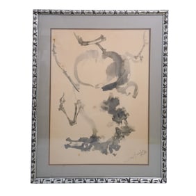 Pietro Lazzari (Italian-American, 1895-1979) "Horse Study" Watercolor on Paper