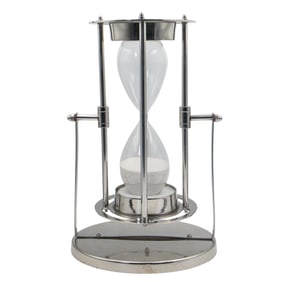 Modernist Metal Hourglass