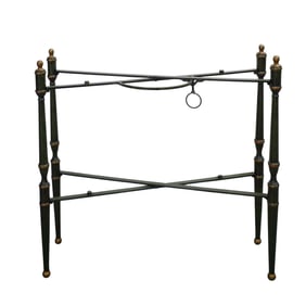 Vintage Bergdorf Goodman Cold Painted Metal Folding Tray Stand