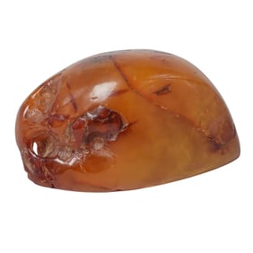 Oversized Butterscotch Amber Pendant