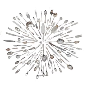 (278 pcs) Boxed Set of Silver-Plated/Silver Flatware; A K Berndorf, M.S. Ltd, Community