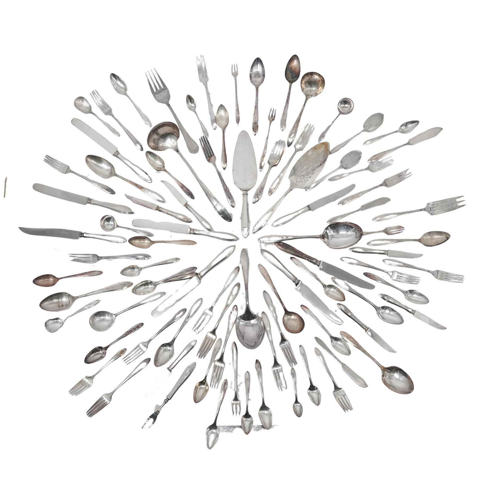 (278 pcs) Boxed Set of Silver-Plated/Silver Flatware; A K Berndorf, M.S. Ltd, Community (1 of 11)