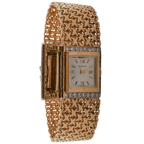 Gubelin 18K Gold & Diamond Book Watch