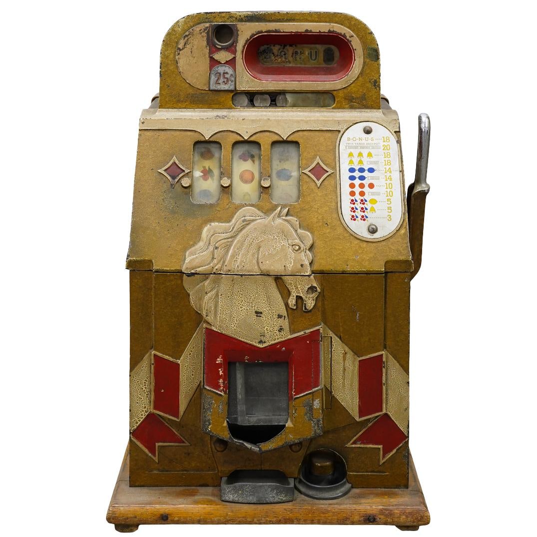 Mills Novelty Co. "Horse Head" Bonus Slot Machine (1 of 8)