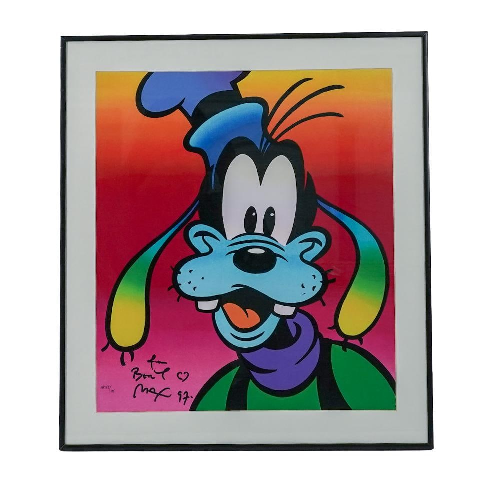 Peter Max “Goofy" Limited Edition Serigraph (1 of 3)