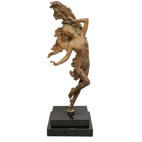 Ira Bruce Reines (American Born 1957) "Celestial" Bronze Sculpture