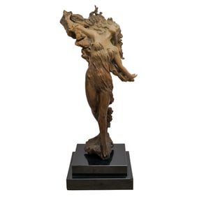 Ira Bruce Reines (American Born 1957) "Nightfall" Bronze Sculpture