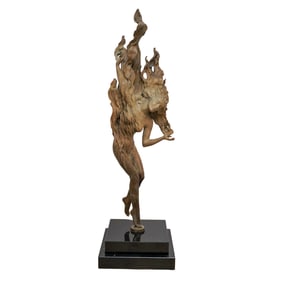 Ira Bruce Reines (American Born 1957) "Radiance" Bronze Sculpture