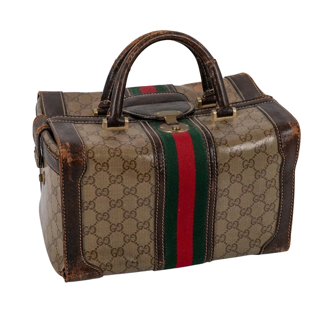 Gucci Canvas and Leather GG Vanity Case (1 of 9)