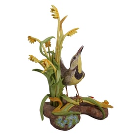Large Boehm Western Meadowlark Porcelain Statue