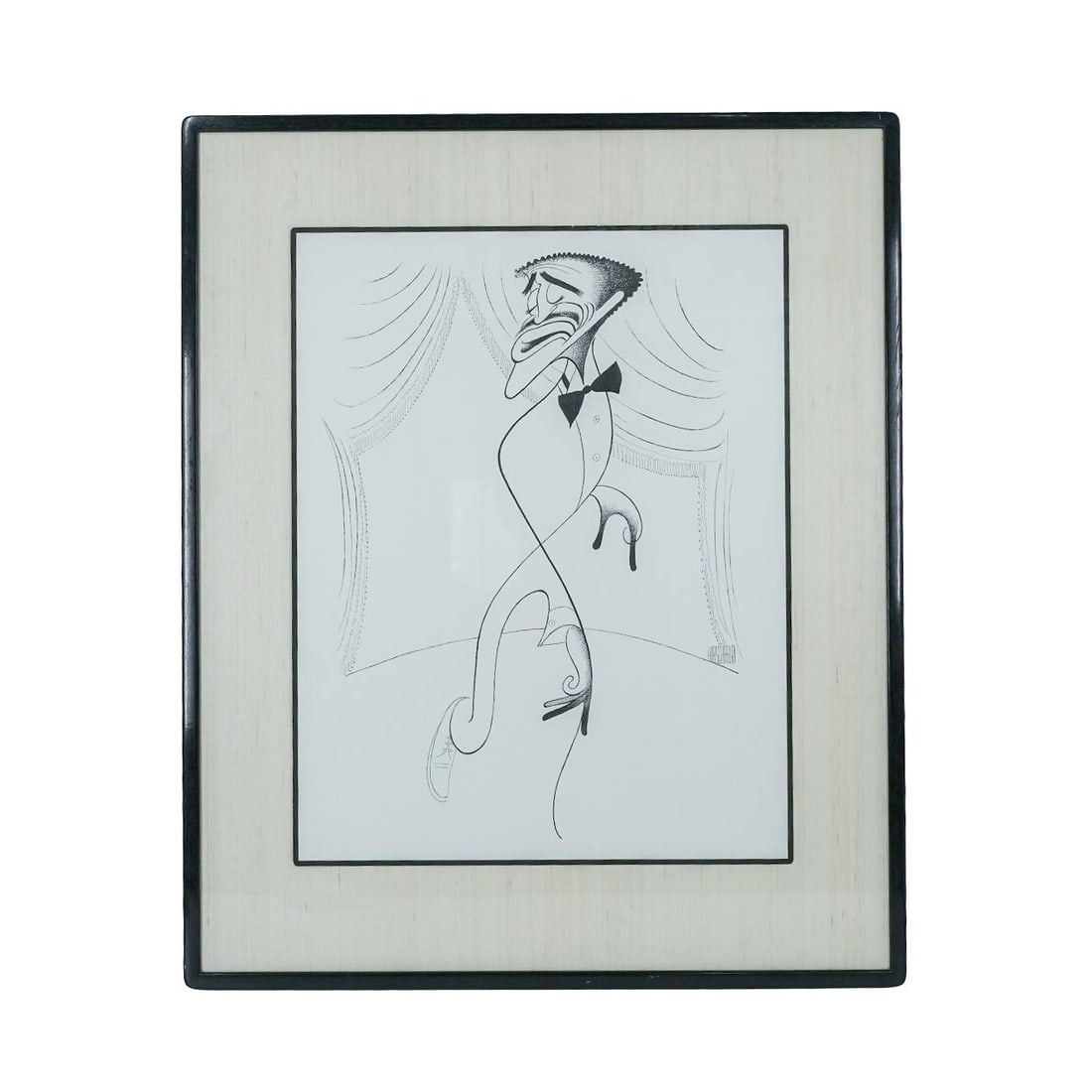 Al Hirschfeld (American, 1903-2003) "Sammy Davis Jr" Original Drawing: Al Hirschfeld (American, 1903-2003) "Sammy Davis Jr" Original DrawingLate 20th Cent, USAAl Hirschfeld (American, 1903-2003) "Sammy Davis Jr" Original Drawing, signed along the lower right side, and st