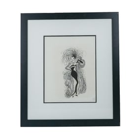 Al Hirschfeld (American, 1903-2003) "Josephine Baker" Etching