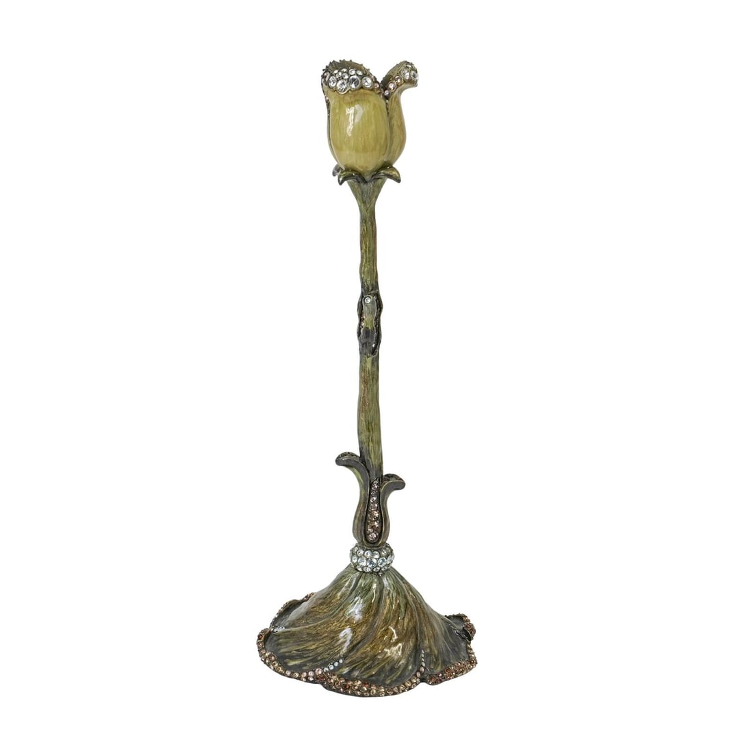 Jay Strongwater Tulip Floral Candlestick (1 of 7)