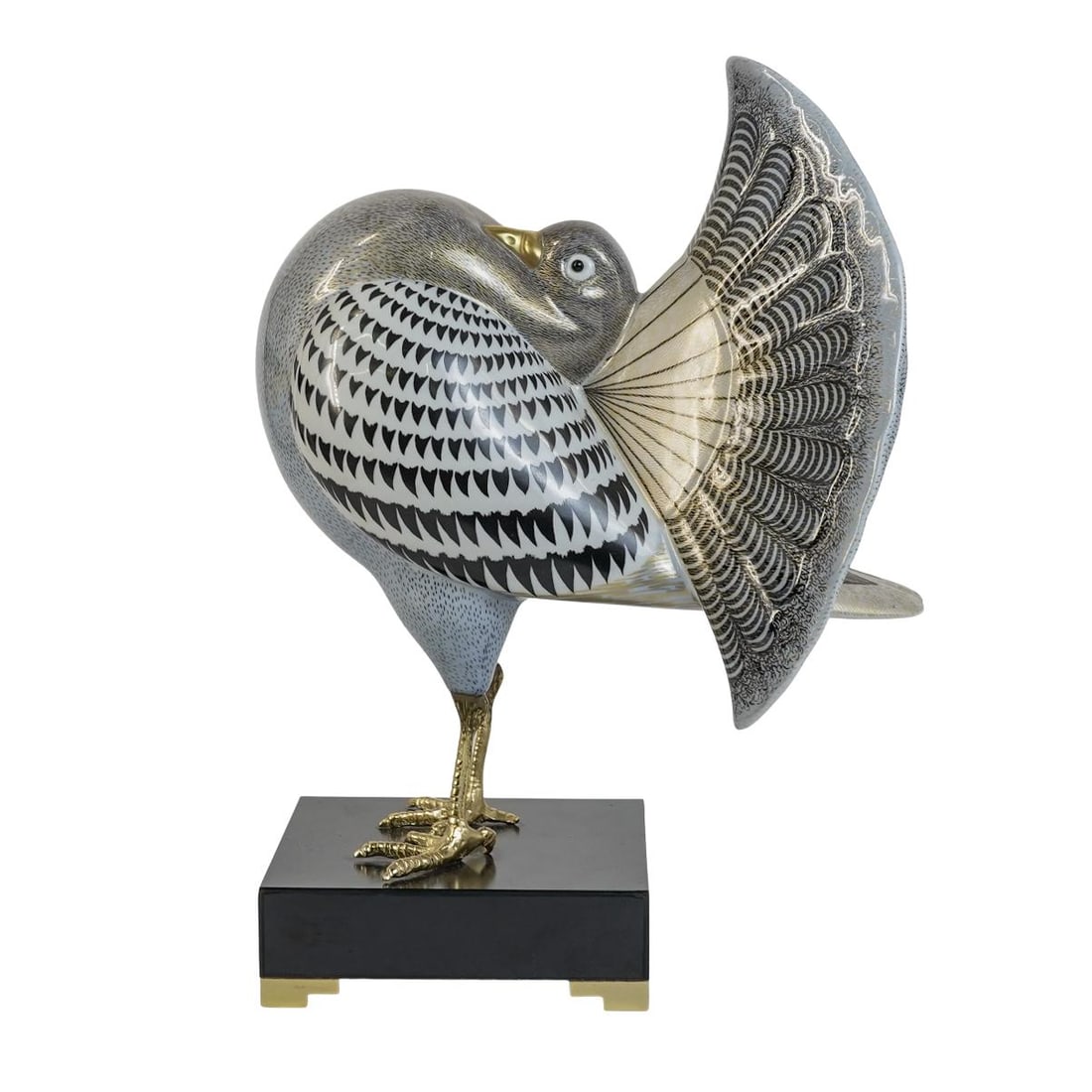 1970s Italian Mangani Oggetti Pigeon Porcelain Sculpture (1 of 7)