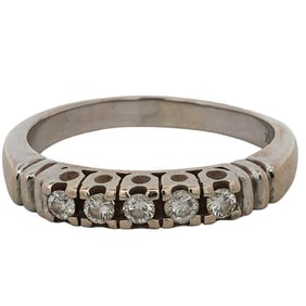 Vintage 18K Gold and Diamond Ring