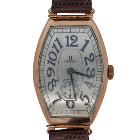 Vintage 14k Gold Omega 'Petrograd' Watch