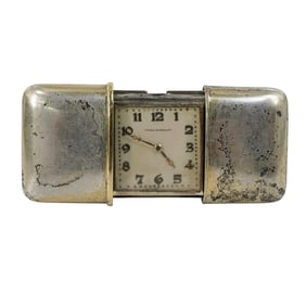 Vintage Movado Silver Travelers Watch