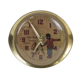 Black Americana Sambo Alarm Clock