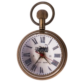 Antique Swiss Locomotive Spherical Clock