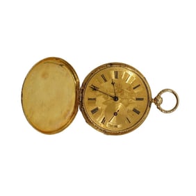 L.A Robert & Co. 18k Gold Keywind Watch