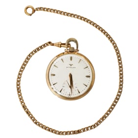 Wittnanuer 10k Gold Filled Pocket Watch