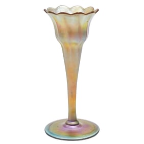 Steuben Glass Gold "Aurene" Vase