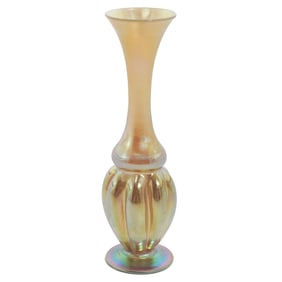Steuben Gold Aurene Bud Vase