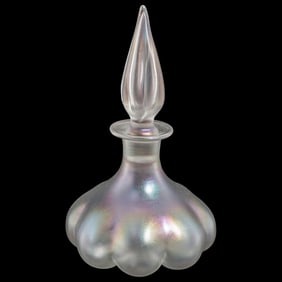 Steuben Verre de Soie Glass Perfume Bottle