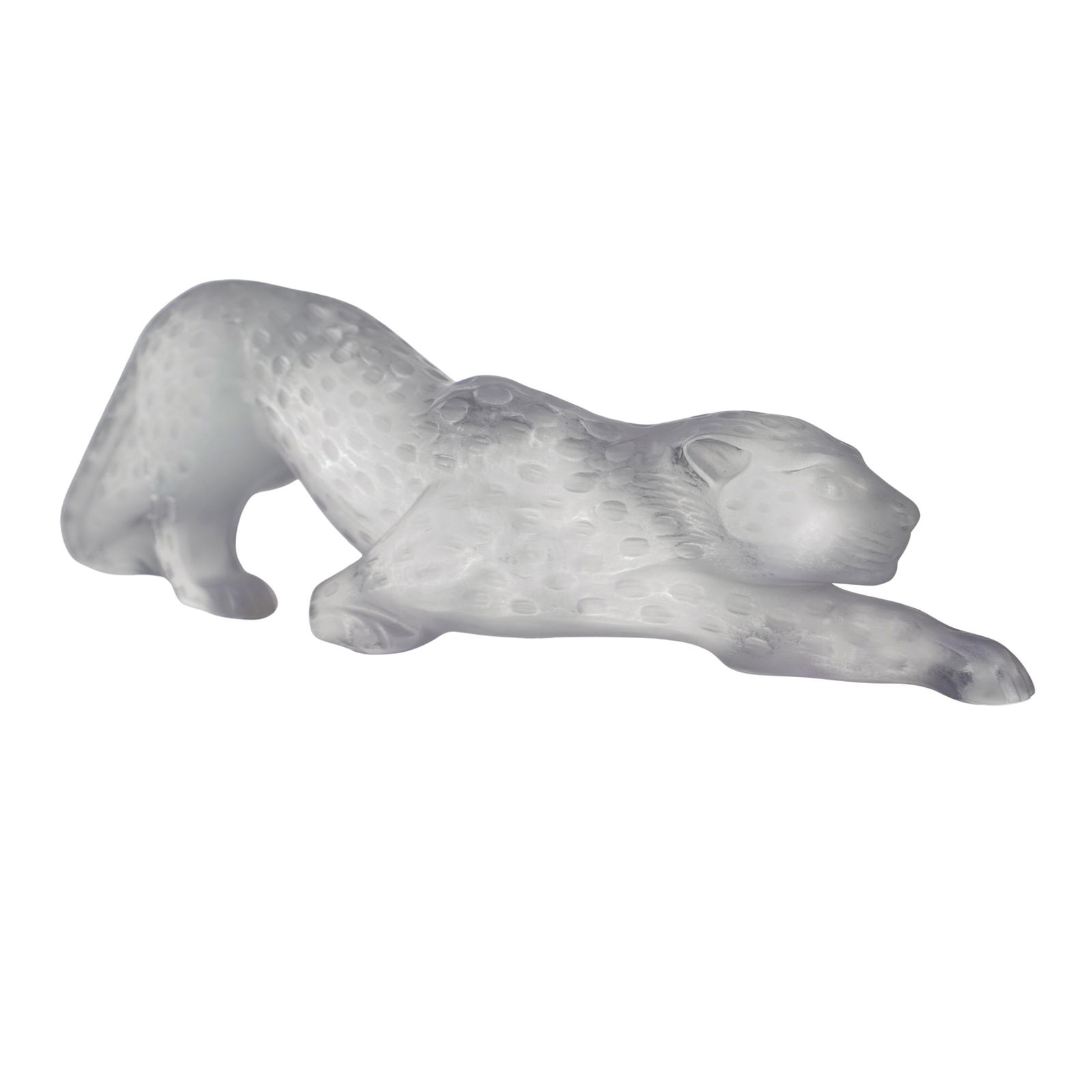 Lalique Crystal Zeila Panther Sculpture