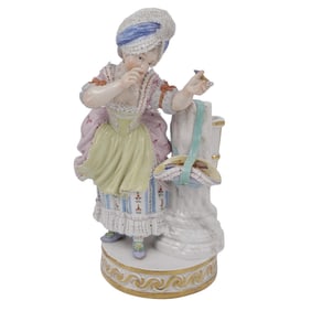 Meissen Porcelain Figure of a Girl With Arrows