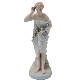 Antique German Bisque Porcelain Figure