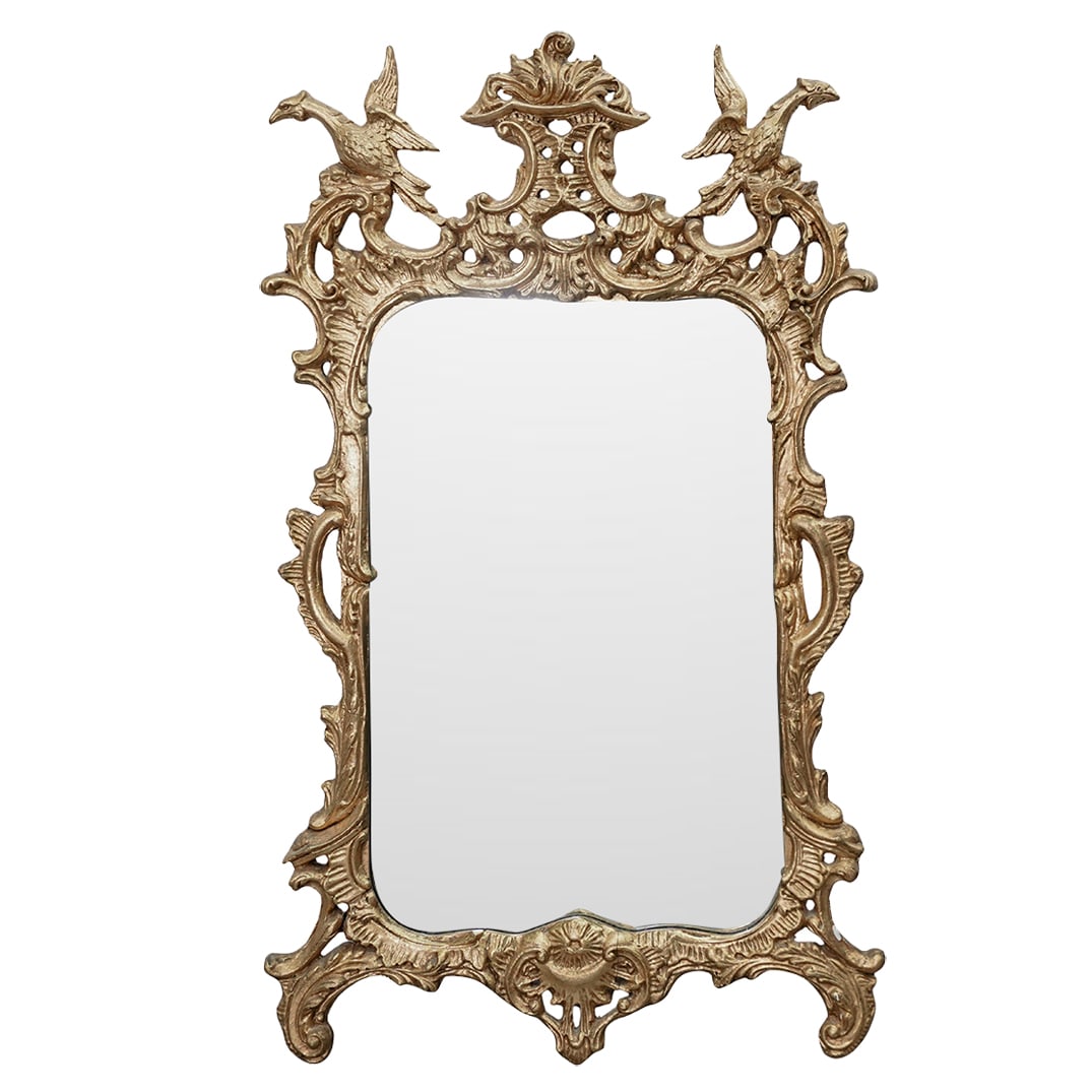 Gilt Wood Rococo Style Chinoiserie Carved Mirror (1 of 5)