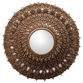 Vintage Open Worked Spanish Colonial Style Mirror