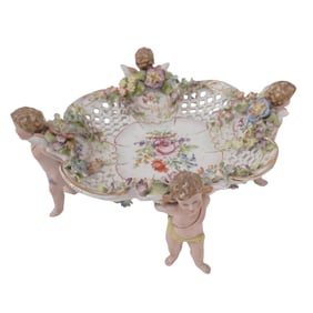 C.G. Schierholz and Sohn Figural Porcelain Centerpiece