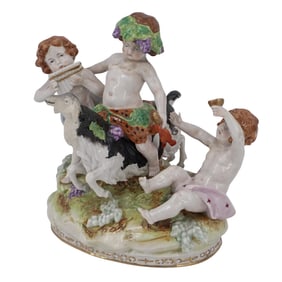 Antique Scheibe-Alsbach Porcelain Group