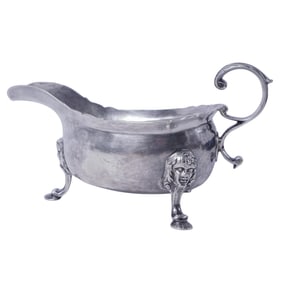 Richard Garde Irish Sterling Silver Gravy Boat