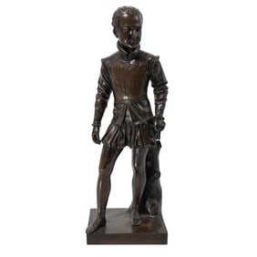 Bosio F. Barbedienne Foundry Bronze King Henry IV Statue