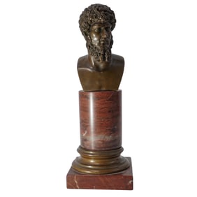 Gladenbeck & Sohn Bronze Bust of Lucius Verus