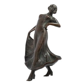 Julius Hentschel for Goldscheider Bonze Sculpture