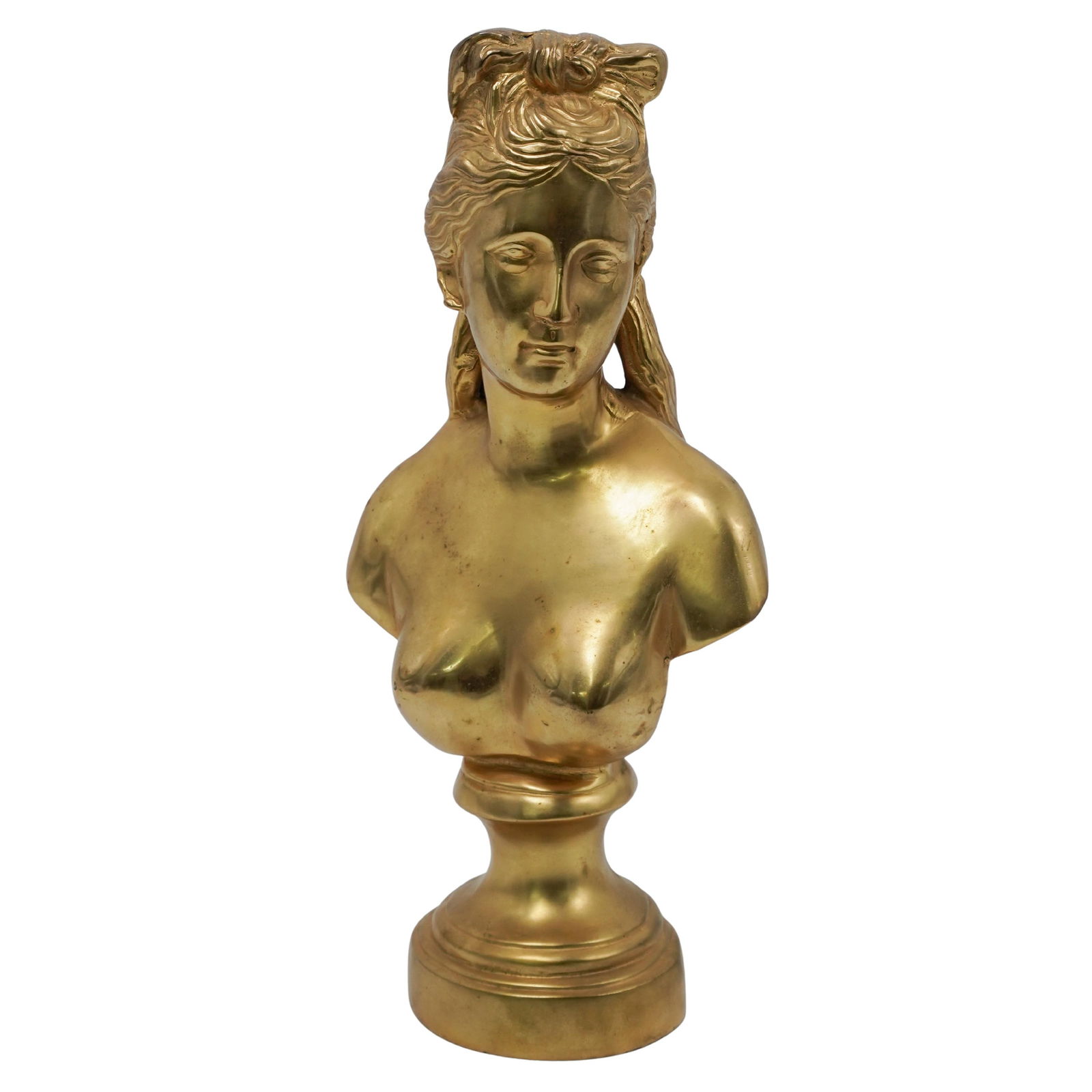 Capitoline Venus Gilded Metal Bust (1 of 6)