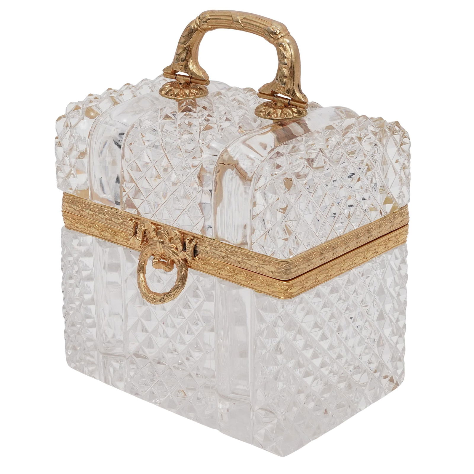 French Ormolu and Cut Crystal Dresser Box (1 of 8)