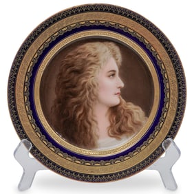 Royal Vienna Porcelain Portrait Plate