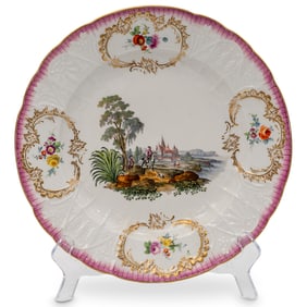 Antique Meissen Porcelain Plate