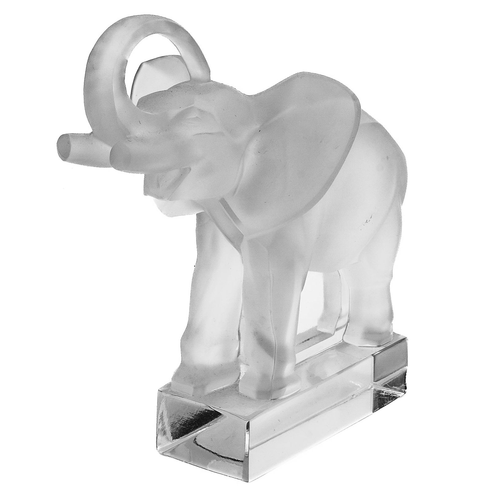Lalique Crystal Elephant Figurine (1 of 7)