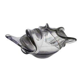 Frederick Warren (American, 20th c.) Modernist Art Glass Sculpture