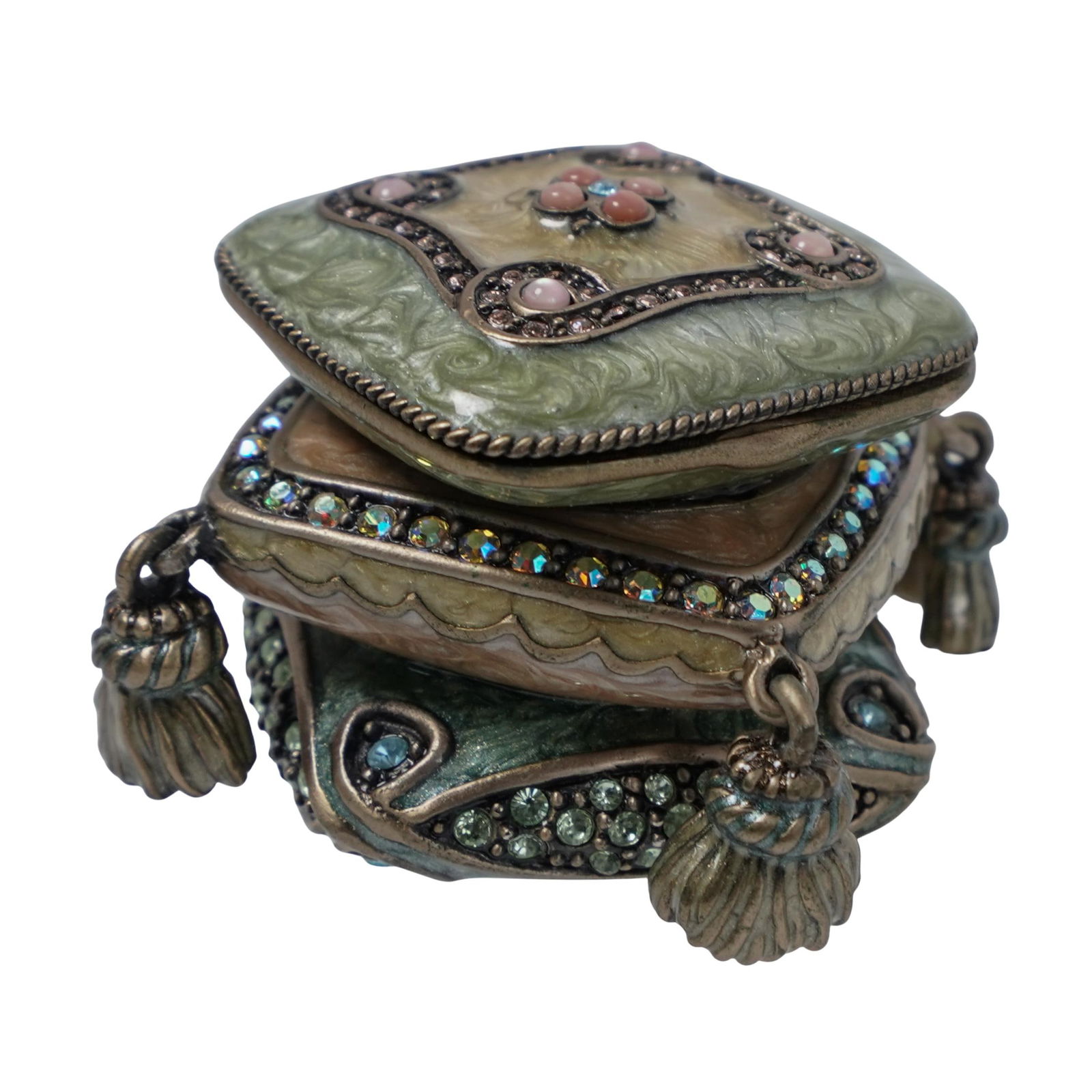 Jay Strongwater Enamel Ottoman Trinket Box (1 of 7)