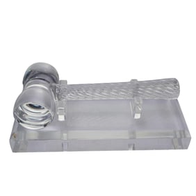 Val St. Lambert Crystal Gavel & Base