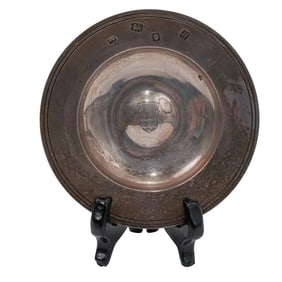 English Mappin and Webb Sterling Silver Dish