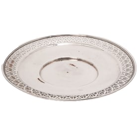 Tiffany & Co. Sterling Silver Pierced Rim Dish